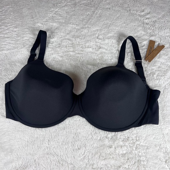 SKIMS Other - SKIMS Fits Everybody T-Shirt Demi Bra Onyx Black Size 34H BR-UWR-2294 NEW